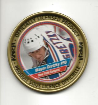 Ultra Rare Wayne Gretzky 1998 Katch Medallion " Gold " 92