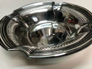 Antique Sterling Silver Pierced Candy Dish,