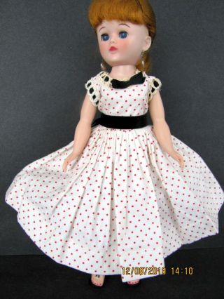 Vintage Vogue Jill Doll Polka Dot Dress - No Doll 2