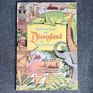 Adventure In Disneyland By Richfield - Opening Day Promo Comic - Extremely Rare