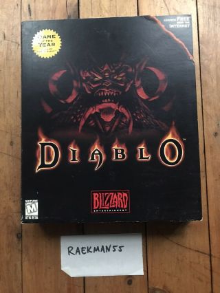 Diablo 1 Big Box Goty Rare All Contents