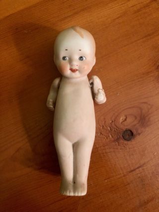Antique 5 1/2 Bisque Jointed Baby Doll