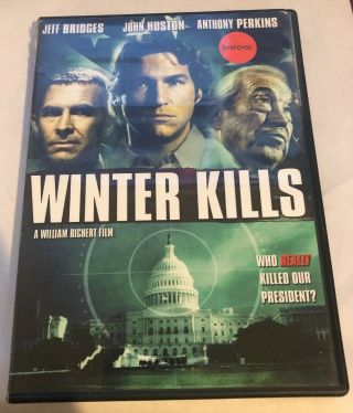 Winter Kills Rare Oop Dvd 2 Disc Set Jeff Bridges John Huston Anthony Perkins