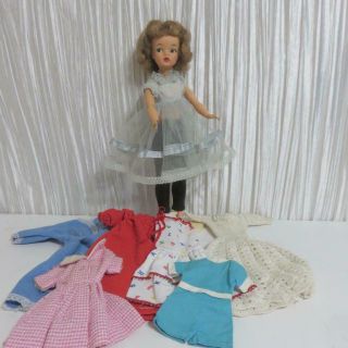 Vintage 12 " Ideal Tammy Doll With Extra Clothes