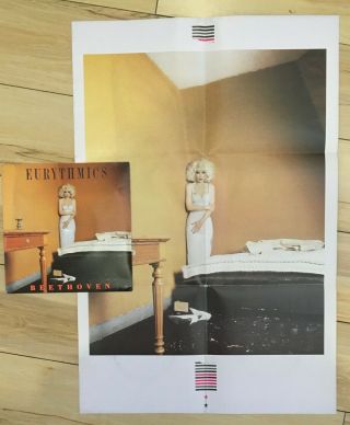 Eurythmics Very Rare Poster Bag 7 " Vinyl Special Edt Beethoven Annie Lennox