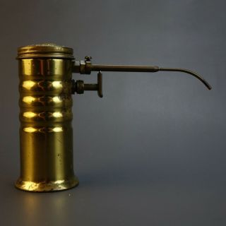Antique Brass Eagle No.  66 Oil Can Oiler Extra Long Fixed Spout