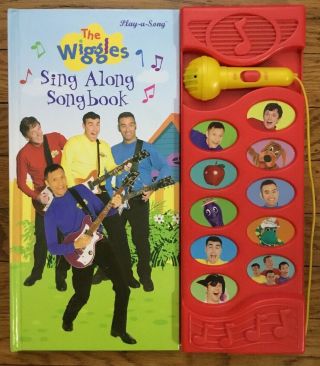 Rare The Wiggles Play A Song Sing Along Song Book By The Wiggles