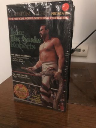 Wwf Jake The Snake Roberts Vhs Coliseum Video Wwe Rare Honky Tonk