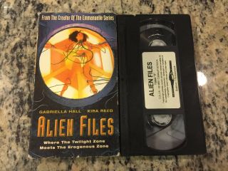 Alien Files Rare Vhs Not On U.  S Dvd 1999 Gabriella Hall,  Kira Reed Erotic Sci - Fi