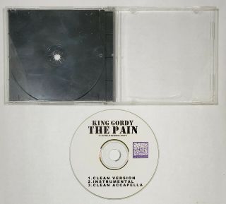 King Gordy " The Pain " Rare Promo Cd Single/detroit/acappella/eminem/2003
