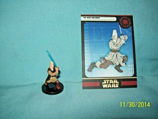Wotc Star Wars Miniatures Ki - Adi - Mundi,  Clone Strike 16/60,  Republic,  Rare