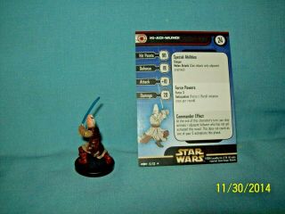 WotC Star Wars Miniatures Ki - Adi - Mundi,  Clone Strike 16/60,  Republic,  Rare 2
