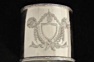 Vintage Silver Plate Ellis Barker English Menorah Tea Caddy England