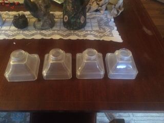 4 Antique Mission Arts And Crafts Sconce Shades