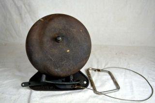 Rare Antique Early 20th C.  Signed " Bevin " Maker Boxing Ring Prize Fight Bell