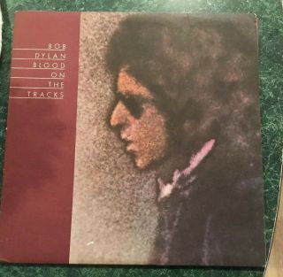 Bob Dylan Blood On The Tracks Columbia 1974 Rare 1st Press (lp) Vg,