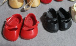 Vintage Accessories for Vogue Ginny Doll - 6 Pairs of Shoes in Different Styles 2