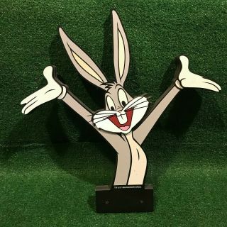 1996 Vintage Warner Bros.  Looney Tunes Bugs Bunny 3d Cutout Display Figure Rare