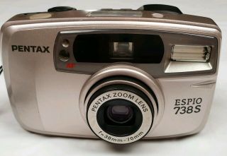 Pentax Espio 738s 35mm Film Camera Point & Shoot Camera Vintage Rare Camera
