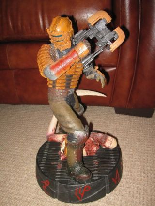 Rare 2012 Sideshow Dead Space Isaac Clarke Figure,  16 " Tall W/stand,  458 Of 750