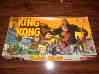 Rare 1963 " King Kong " Board Game By Ideal