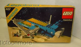 Vintage Legoland Space System Cruiser 487 Blocks Box Set 1978