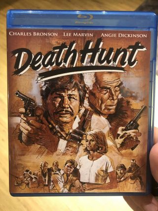 Death Hunt Blu - Ray Charles Bronson/ Lee Marvin Region A Extremely Rare Oop