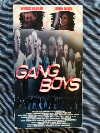 Gang Boys Vhs Wings Hauser Linda Blair Rare Skinheads Gangs Violent Action Cult