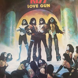 Kiss.  Love Gun - - Rare 1977 Australian Casablanca 12 " Lp.  Gene Simmons