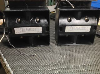 Whelen Sa - 314 100 Watt Siren Speaker Part 01 - 0883449 - 00 Pair Aluminum Rare