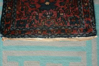 Antique Hand Knotted Tree of Life Afghan Prayer Wool Rug 30 
