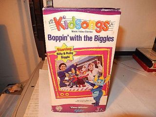 Kidsongs BOPPIN ' WITH THE BIGGLES VHS VIDEO Billy & Ruby Biggle View - Master RARE 2