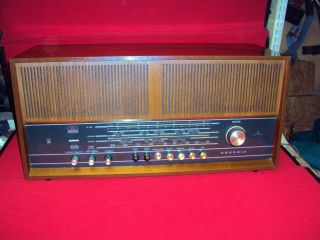 Rare Vintage Grundig Rf - 250 U Rf250u Tube Radio Fm Am Shortwave Germany