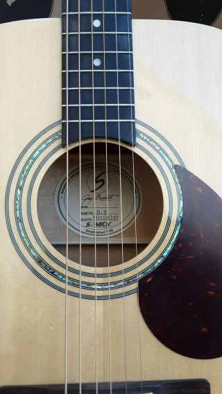 Greg Bennett D2 Acoustic Guitar,  Zager " Easy Play " Made,  Rare Beginner Guitar