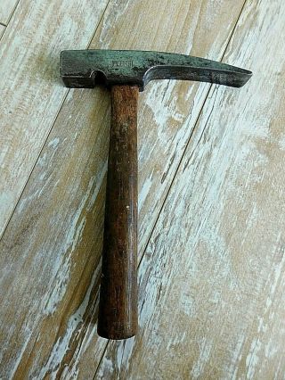Antique Vintage Plumb 24 Oz.  Brick Mason/rock Prospecting Hammer