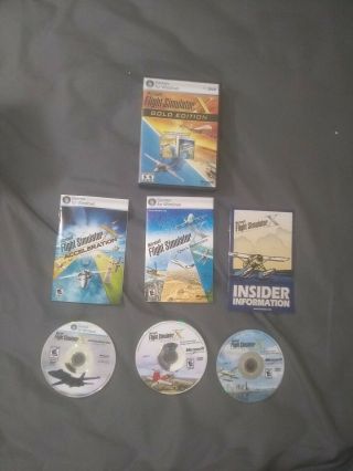 - = Rare = - Microsoft Flight Simulator X: Gold Edition Complete Pc
