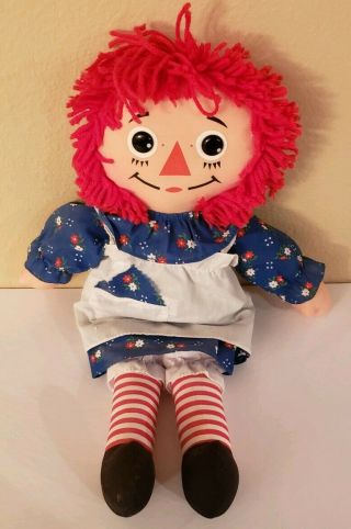 12 " Raggedy Ann Doll By Johnny Gruelle 1996 Hasbro Doll Kid 