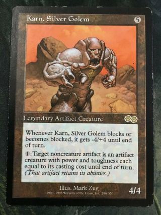 Karn,  Silver Golem (Urza’s Saga) PL MTG Card 3