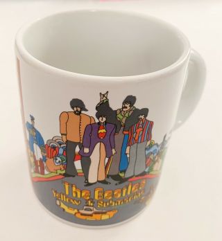 The Beatles Yellow Submarine Coffee Mug Official Merchandise Rare