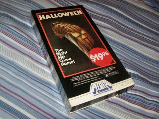 Halloween (vhs Ntsc) Rare & Oop Media Home Video M131 John Carpenter