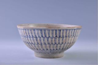 Chinese Qing - Ming Dynasty Blue and White Bowl / W 15.  3[cm] Pot Plate Song Dish 2