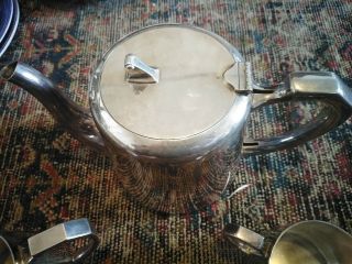 mappin &webb Art Deco silver plate tea set vgc 2