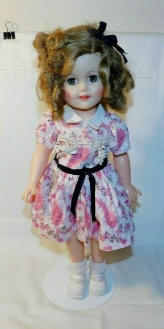 Rare Ideal Toys Shirley Temple Doll 15 Inches Tall