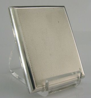 Rare Sterling Silver Trick Opening Slide Vesta Matchbook Case 1929 Antique Deco