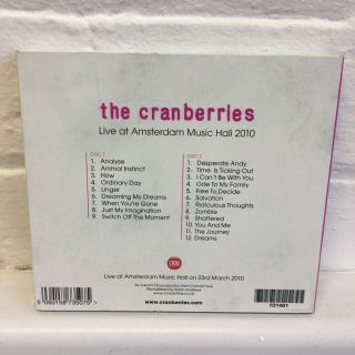 The Cranberries - Live at Amsterdam Music Hall 2010 (Double CD / RARE) 2