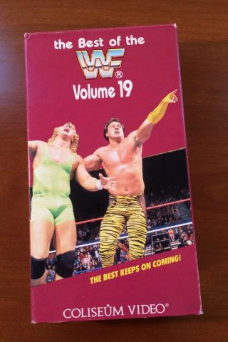 The Best Of The Wwf Volume 19 Coliseum Video (vhs 1989) Rare Oop Wwe