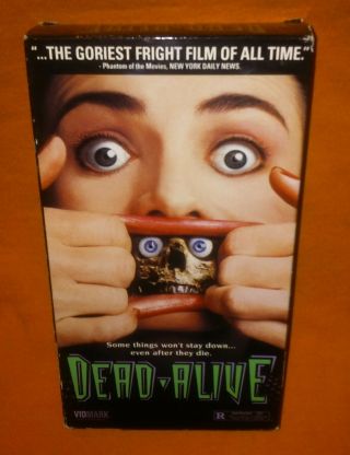 Dead Alive Unrated Vhs Tape/cult/horror/peter Jackson/splatter/rare