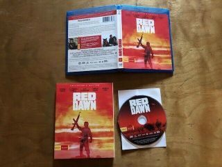 Red Dawn Blu Ray Shout Select Rare Slipcover Collector 