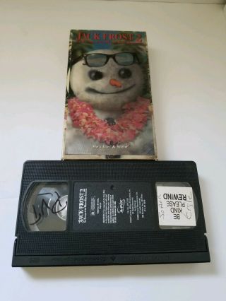 Jack Frost 2 Vhs Tape 2000 Very Rare Holographic Cover