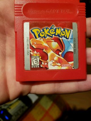 Nintendo Gameboy Pokemon Red Version,  Cart Only Rare